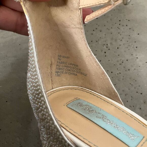 Betsey Johnson Mari Block Heel Evening Sandals - Picture 6 of 11